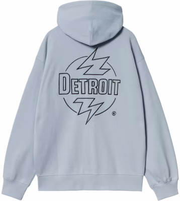 Carhartt WIP SS24 連帽燈燒拉鍊外套 印花霧藍 男女連帽衫 I033623-13G-XX Order Carhartt WIP SS24 連帽燈燒拉鍊外套 印花霧藍 男女連帽衫 I033623-13G-XX