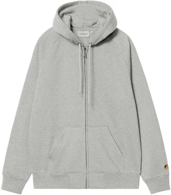 Carhartt WIP SS24 Hooded Chase Jacket Kelabu - Jaket Longgar Zip-Up I033664-00M-XX Order Carhartt WIP SS24 Hooded Chase Jacket Kelabu - Jaket Longgar Zip-Up I033664-00M-XX