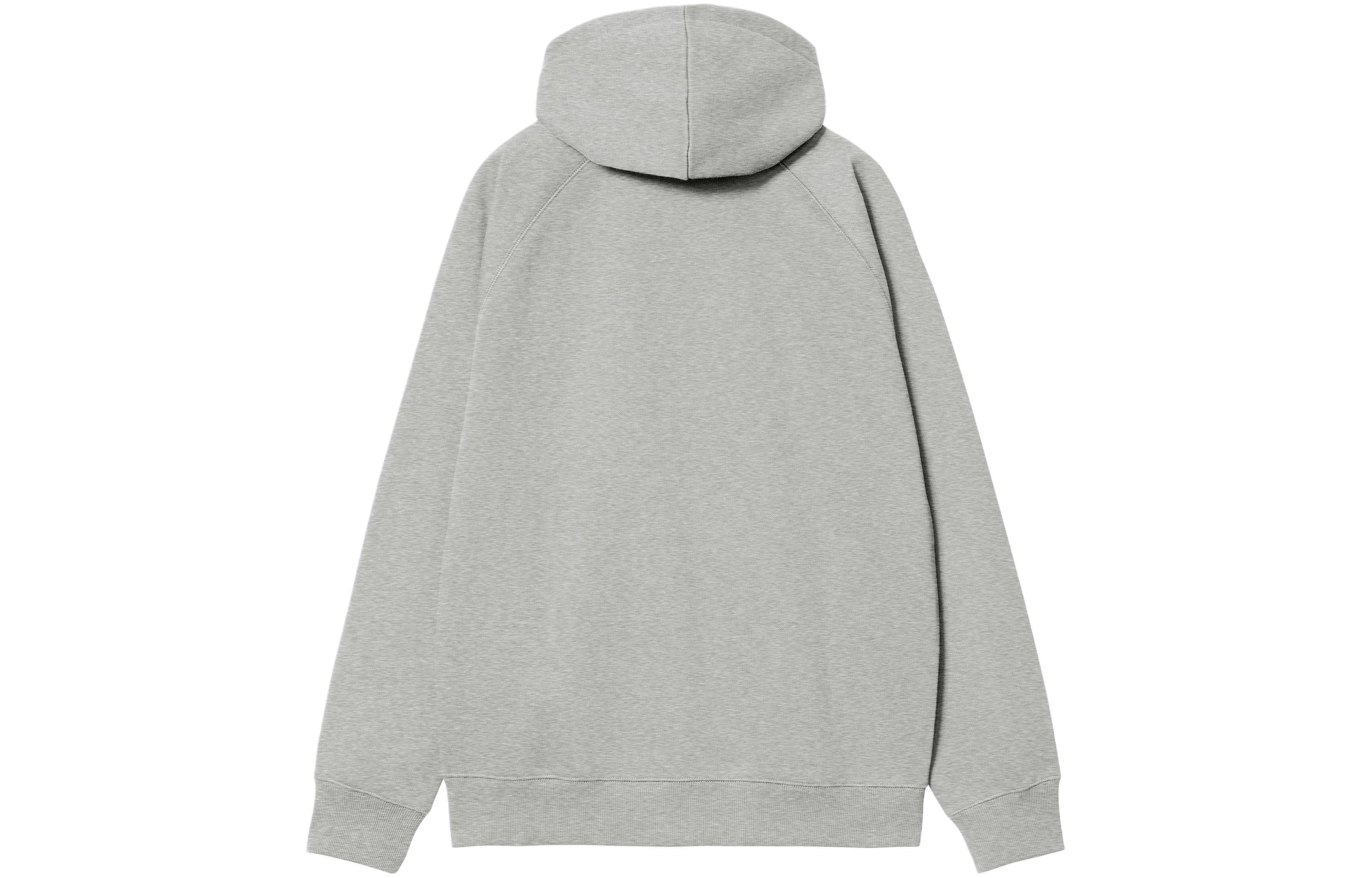 Lookbook Carhartt WIP SS24 Hooded Chase Jacket Kelabu - Jaket Longgar Zip-Up I033664-00M-XX