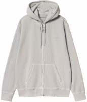 Carhartt WIP SS24 Hooded Duster Script Jacket Unisex Loose Fit - Basalt Grey. I033619-29J-GD Carhartt WIP SS24 Hooded Duster Script Jacket Unisex Loose Fit - Basalt Grey. I033619-29J-GD
