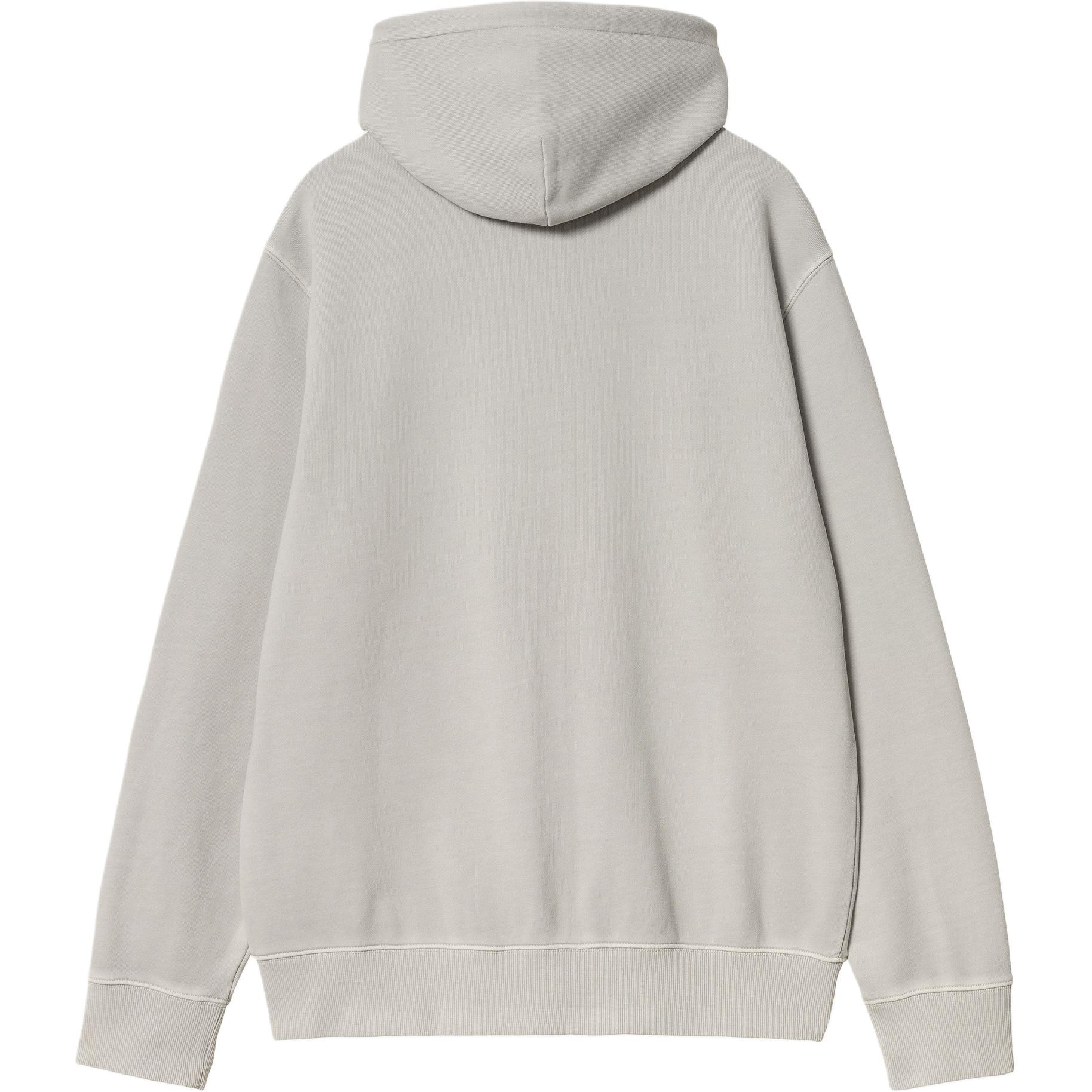 Lookbook Carhartt WIP SS24 Hooded Duster Script Jacket Unisex Loose Fit - Basalt Grey. I033619-29J-GD