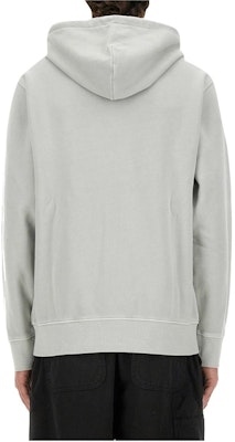 Carhartt WIP SS24 Hooded Duster Script Jacket Unisex Loose Fit - Basalt Grey. I033619-29J-GD Details for Carhartt WIP SS24 Hooded Duster Script Jacket Unisex Loose Fit - Basalt Grey. I033619-29J-GD