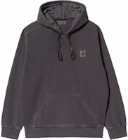 Order Carhartt WIP SS24連帽Nelson男女款深灰色袋鼠口袋衛衣。 I029963-98-GD
