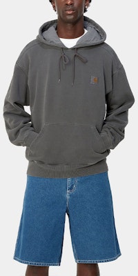 Carhartt WIP SS24连帽Nelson卫衣 男女同款 深灰色袋鼠口袋. I029963-98-GD Purchase Carhartt WIP SS24连帽Nelson卫衣 男女同款 深灰色袋鼠口袋. I029963-98-GD