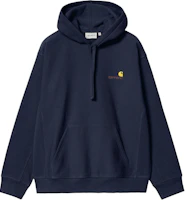 Carhartt WIP SS24 Hoodie American Script Logo Embroidered Sweatshirt I028279-29L-XX Carhartt WIP SS24 Hoodie American Script Logo Embroidered Sweatshirt I028279-29L-XX