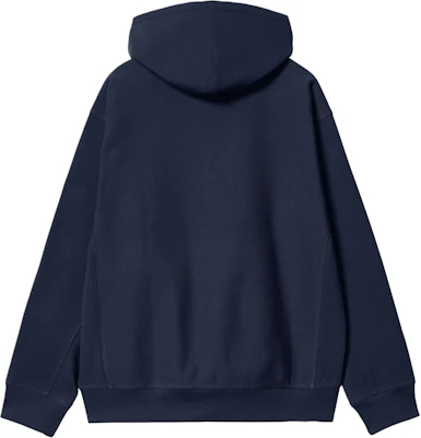 Carhartt WIP SS24 Hoodie Logo Skrip Amerika Sweatshirt Bersulam I028279-29L-XX Lookbook Carhartt WIP SS24 Hoodie Logo Skrip Amerika Sweatshirt Bersulam I028279-29L-XX