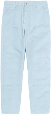 Carhartt WIP SS24 Celana Straight Fit Longgar Logo Baru Tahun Baru Biru Muda Unisex I034239-23F-2M702 Order Carhartt WIP SS24 Celana Straight Fit Longgar Logo Baru Tahun Baru Biru Muda Unisex I034239-23F-2M702