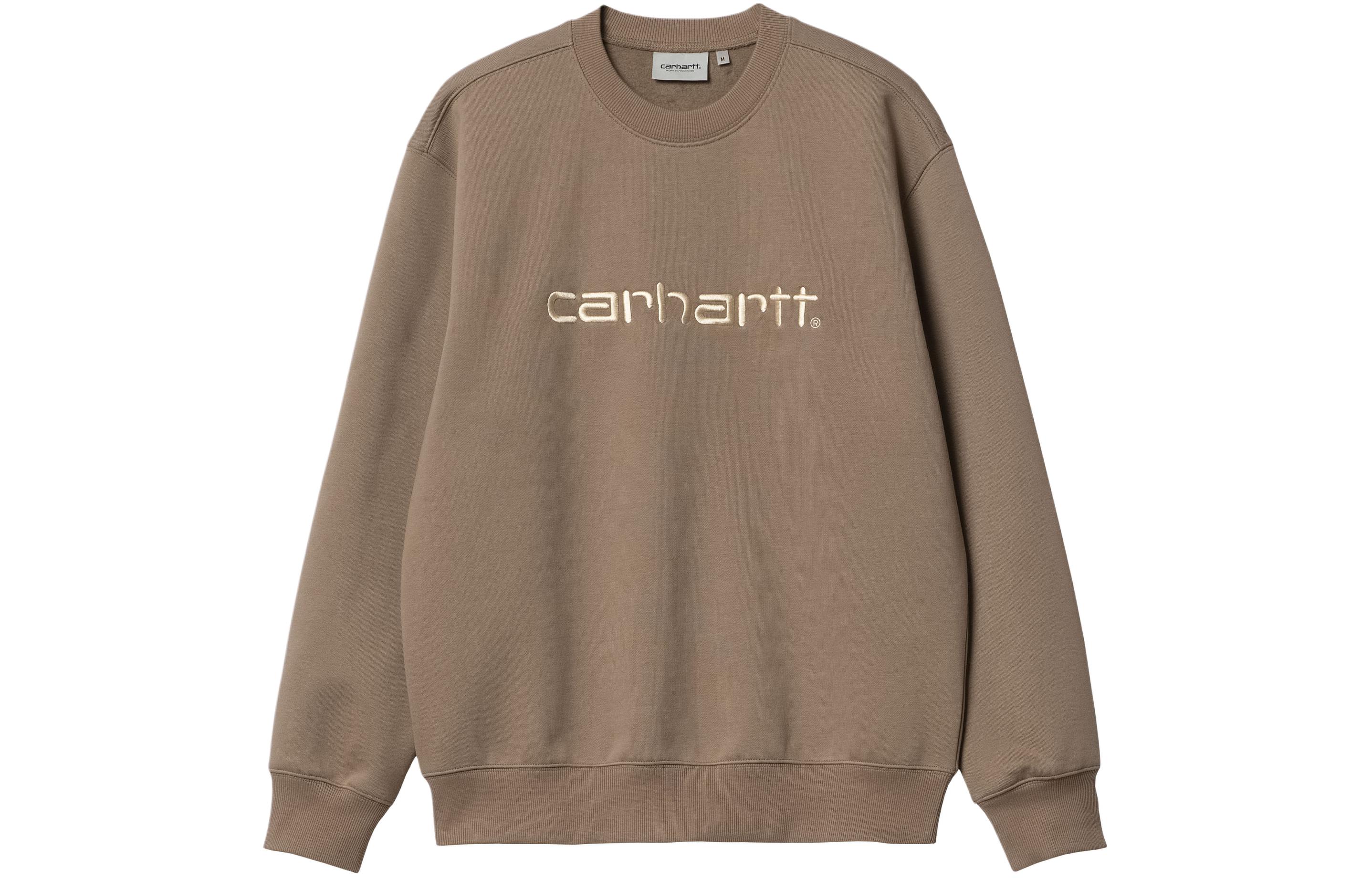 Order Carhartt WIP SS24 标志宽松版型卡其色圆领卫衣 I030546-24E-XX