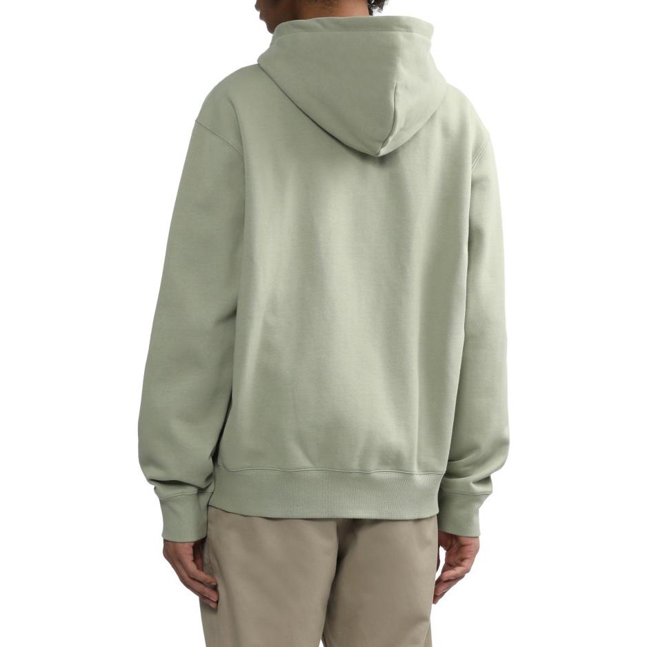 Purchase Carhartt WIP SS24 Baju Sejuk Zip-Up Logo Sulam Unisex Hijau Lumut CHXJKF23A047L-GRL