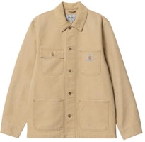 Carhartt WIP SS24 Michigan Chore Coat Yellow Corduroy Work Jacket Vintage Style I031519-25B-3K Carhartt WIP SS24 Michigan Chore Coat Yellow Corduroy Work Jacket Vintage Style I031519-25B-3K