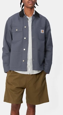 Carhartt WIP SS24 Chaqueta Michigan Chore Azul Marino Vintage Workwear. I031519-1YM-01 Purchase Carhartt WIP SS24 Chaqueta Michigan Chore Azul Marino Vintage Workwear. I031519-1YM-01