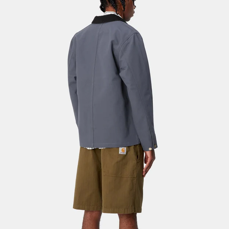 Details for Carhartt WIP SS24 Chaqueta Michigan Chore Azul Marino Vintage Workwear. I031519-1YM-01
