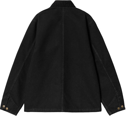 Carhartt WIP SS24 Jaket Michigan Hitam Kerah Corduroy untuk Pria I031519-00E-3K Lookbook Carhartt WIP SS24 Jaket Michigan Hitam Kerah Corduroy untuk Pria I031519-00E-3K