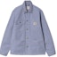 Buy Carhartt WIP SS24 Michigan Jacket - Retro High-Neck Button-Up Gulf Blue. I031519-25A-3K