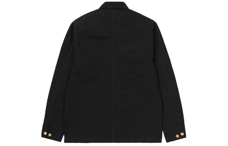 Lookbook Carhartt WIP SS24 Michigan Jacket Black Corduroy Collar Vintage Menswear I026480-89-02