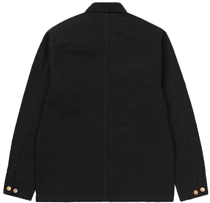 Carhartt WIP SS24 Michigan Jacket Black Corduroy Collar Vintage Menswear I026480-89-02 Lookbook Carhartt WIP SS24 Michigan Jacket Black Corduroy Collar Vintage Menswear I026480-89-02