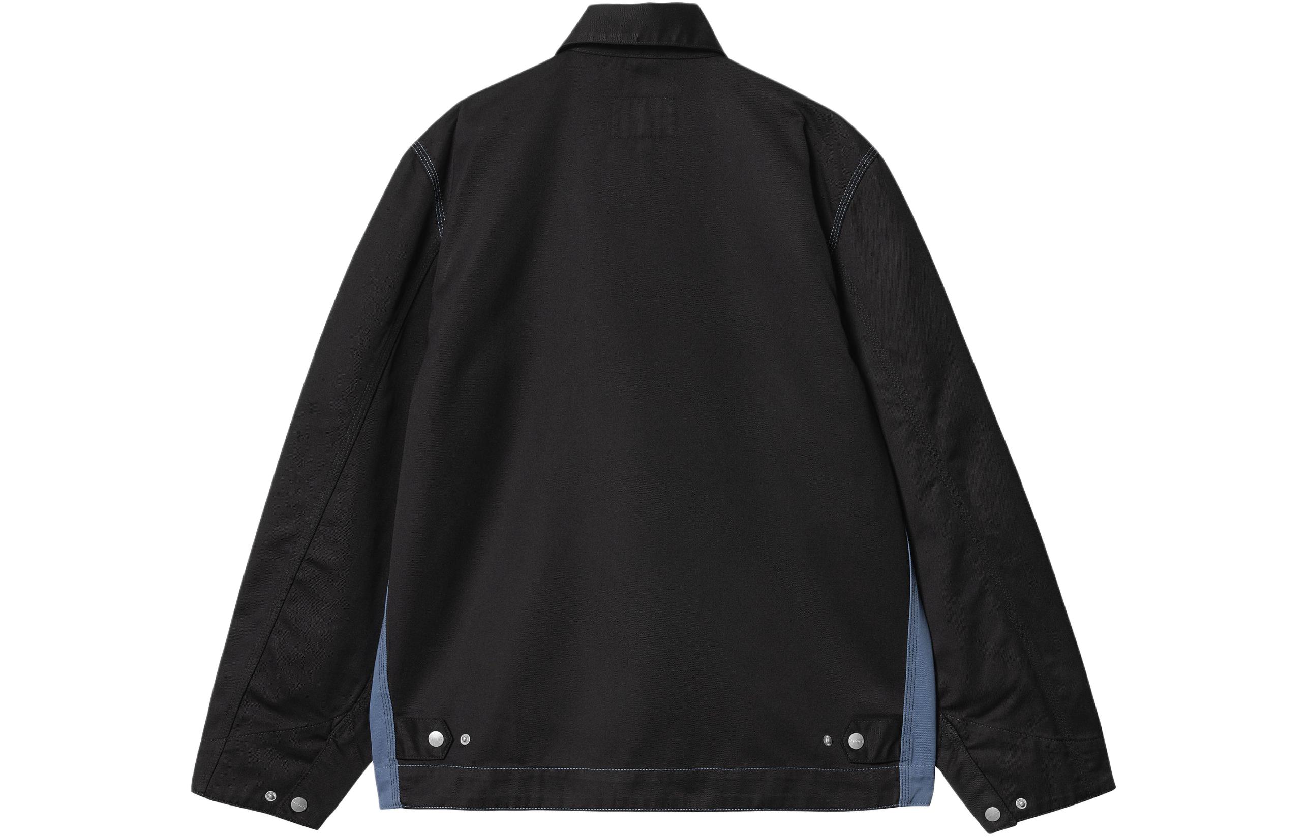Carhartt WIP SS24 Module Script Embroidered Zip-Up Jacket Unisex Blue I032977-23M-01 圖 3