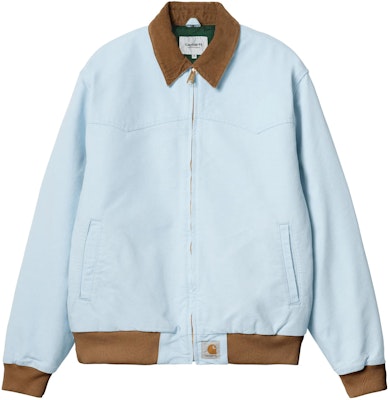 カーハート WIP SS24 新年限定 サンタフェジャケット ライトブルー ユニセックス. I034238-23F-2M702 Order カーハート WIP SS24 新年限定 サンタフェジャケット ライトブルー ユニセックス. I034238-23F-2M702