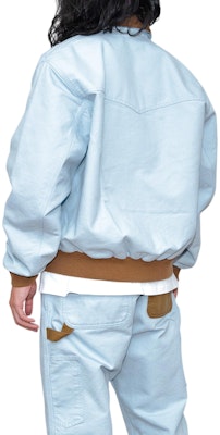 カーハート WIP SS24 新年限定 サンタフェジャケット ライトブルー ユニセックス. I034238-23F-2M702 Details for カーハート WIP SS24 新年限定 サンタフェジャケット ライトブルー ユニセックス. I034238-23F-2M702