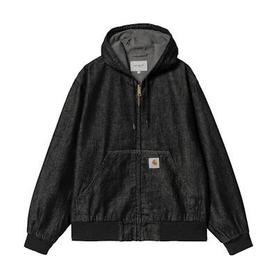 Carhartt WIP SS24 OG Active Jacket Loose Fit Black Pocket Jacket. A241002-89-2Y