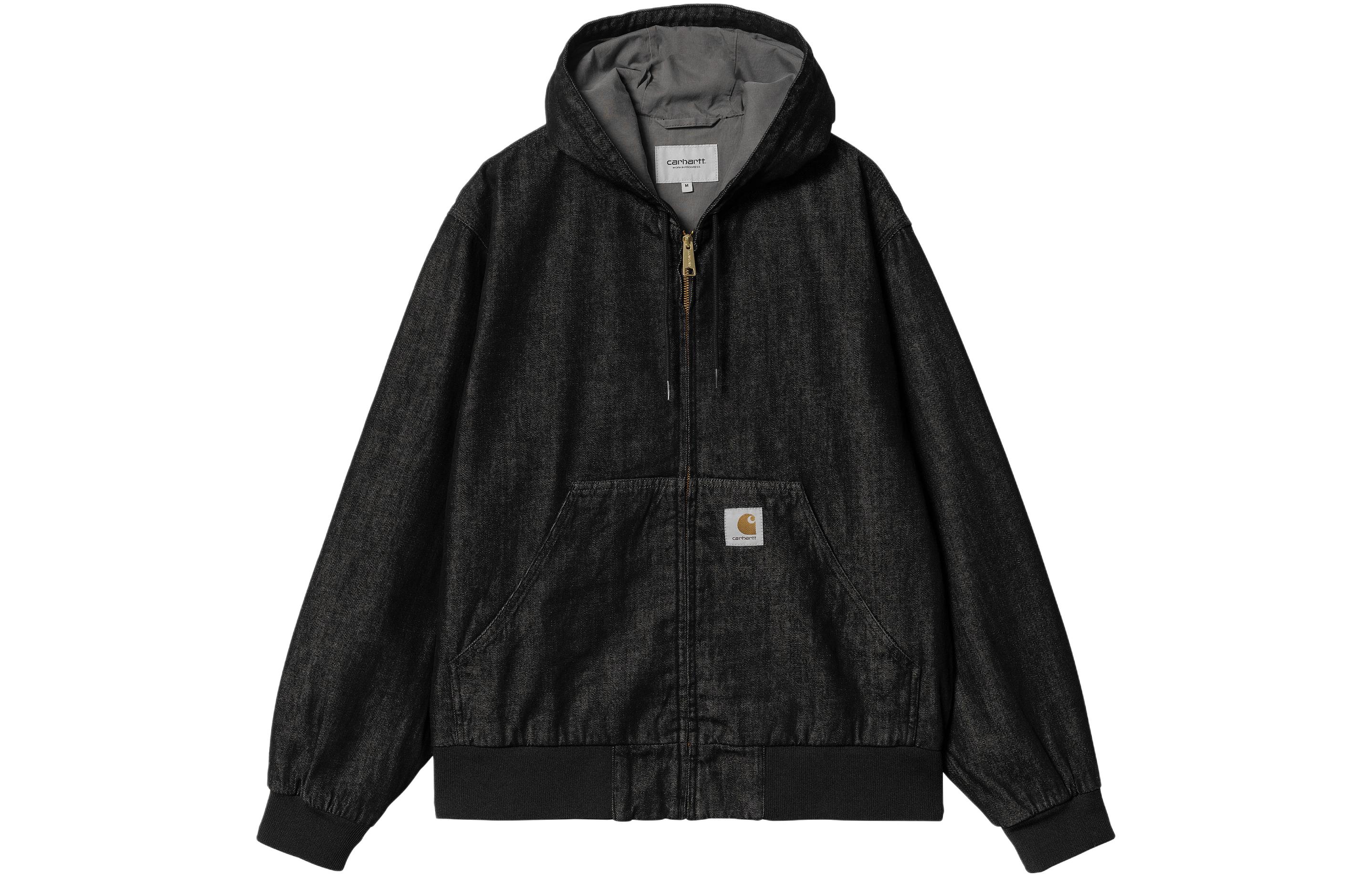 Order Carhartt WIP SS24 OG Active Jacket Loose Fit Hitam Jaket Saku. A241002-89-2Y