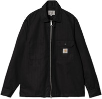 Carhartt WIP SS24 Rainer Shirt Jac Hitam Jaket Lengan Panjang I033276-89-GD Order Carhartt WIP SS24 Rainer Shirt Jac Hitam Jaket Lengan Panjang I033276-89-GD