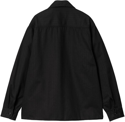 Carhartt WIP SS24 Rainer 黑色长袖夹克衬衫外套 I033276-89-GD Lookbook Carhartt WIP SS24 Rainer 黑色长袖夹克衬衫外套 I033276-89-GD