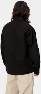 カーハート WIP SS24 レイナー シャツジャケット ブラック長袖ジャケット I033276-89-GD Details for カーハート WIP SS24 レイナー シャツジャケット ブラック長袖ジャケット I033276-89-GD