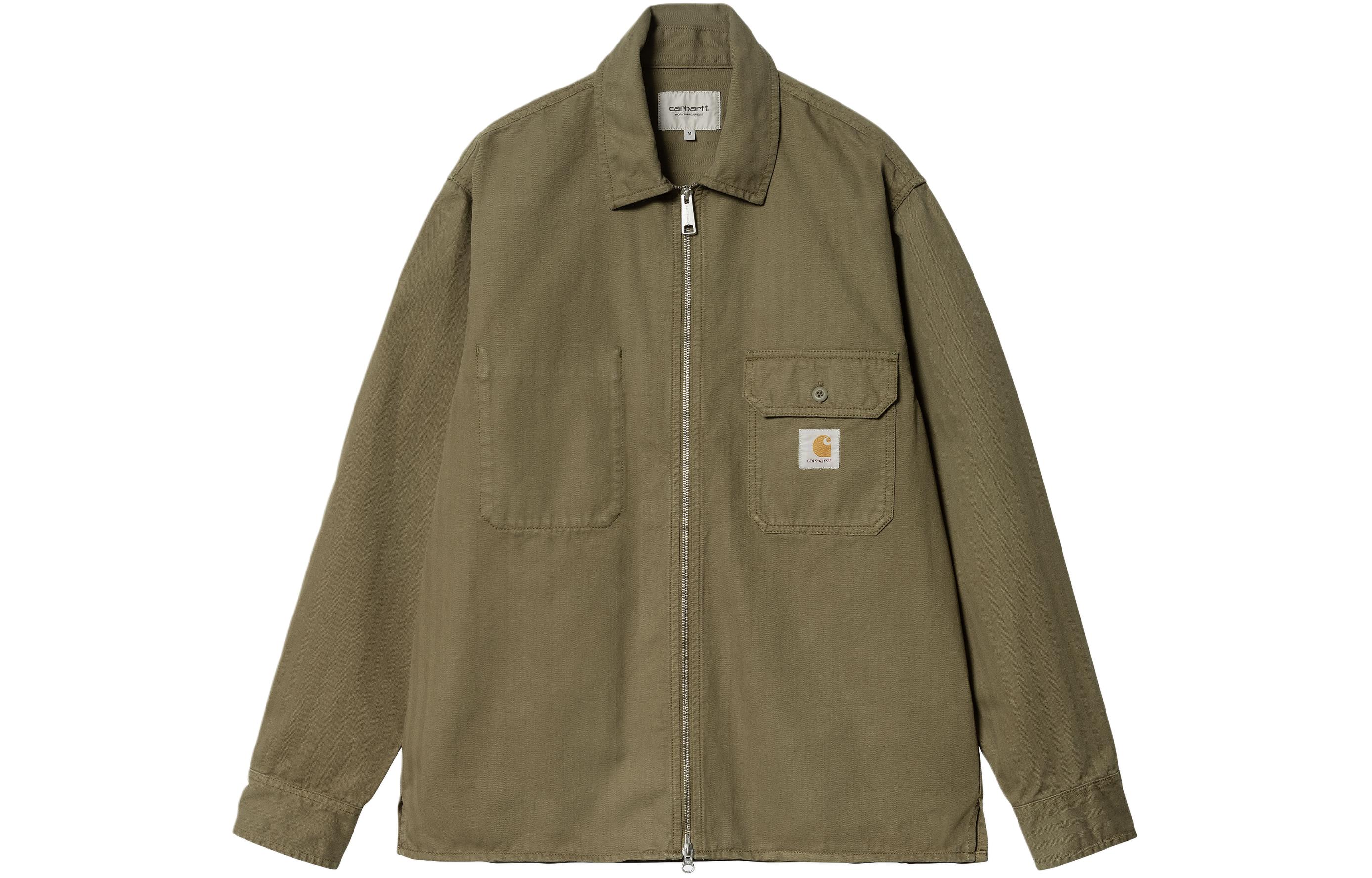 Carhartt WIP SS24 Rainer Shirt Jac Olive Green Long-Sleeve Jacket I033276-1YS-GD