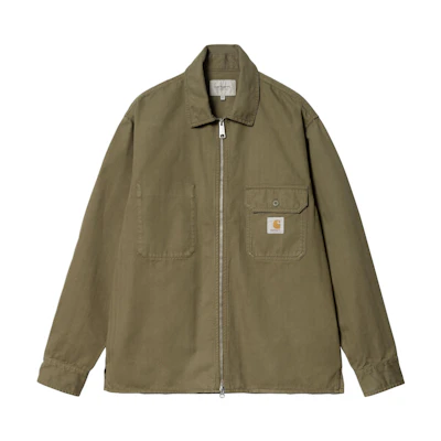 Carhartt WIP SS24 Rainer Shirt Jac Olive Green Long-Sleeve Jacket I033276-1YS-GD