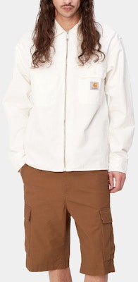 Carhartt WIP SS24 Rainer Jaket Kemeja Putih - Lengan Panjang dengan Kantong. I033276-350-02 Purchase Carhartt WIP SS24 Rainer Jaket Kemeja Putih - Lengan Panjang dengan Kantong. I033276-350-02