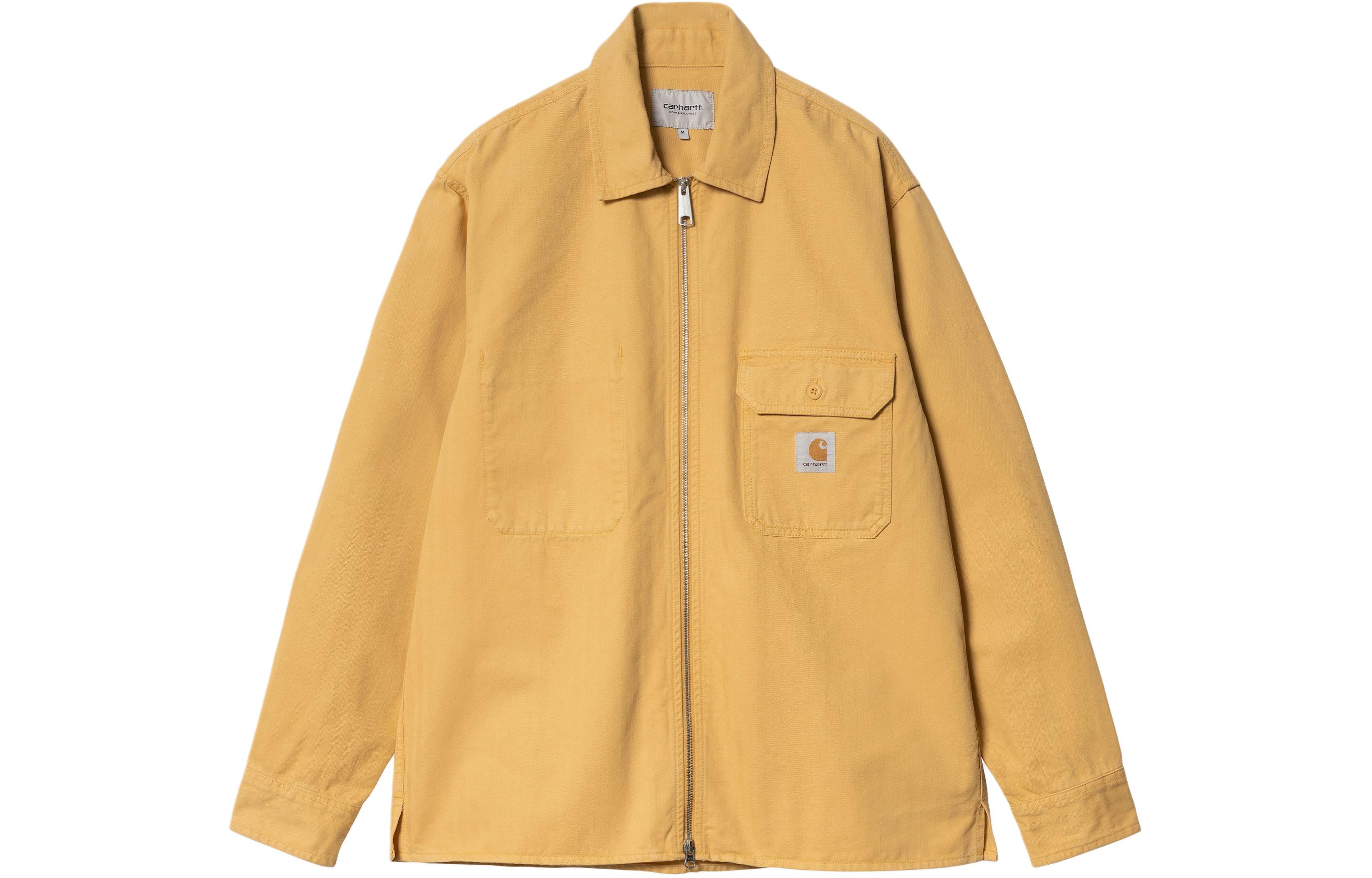 Carhartt WIP SS24 Rainer Shirt Jacket Yellow - Long Sleeve Pocket Design I033276-1ZE-GD