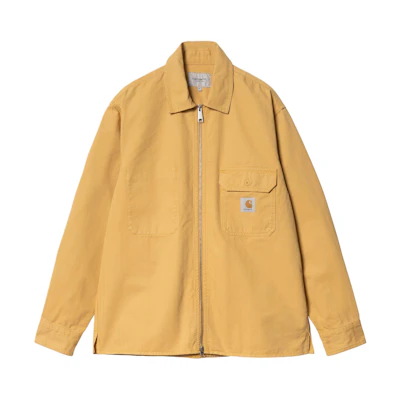 Carhartt WIP SS24 Rainer Shirt Jacket Yellow - Long Sleeve Pocket Design I033276-1ZE-GD