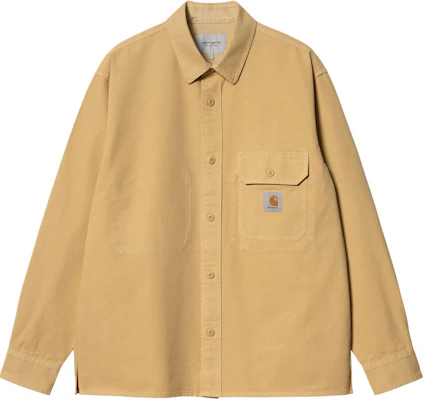 칼하트 WIP SS24 레노 셔츠 재킷 카키 유니섹스 긴팔 자켓 I031447-1YH-GD Buy 칼하트 WIP SS24 레노 셔츠 재킷 카키 유니섹스 긴팔 자켓 I031447-1YH-GD