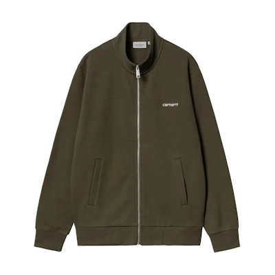 Carhartt WIP SS24 Script Embroidery Zip-Up Jacket Cypress Unisex I033062-00X-XX