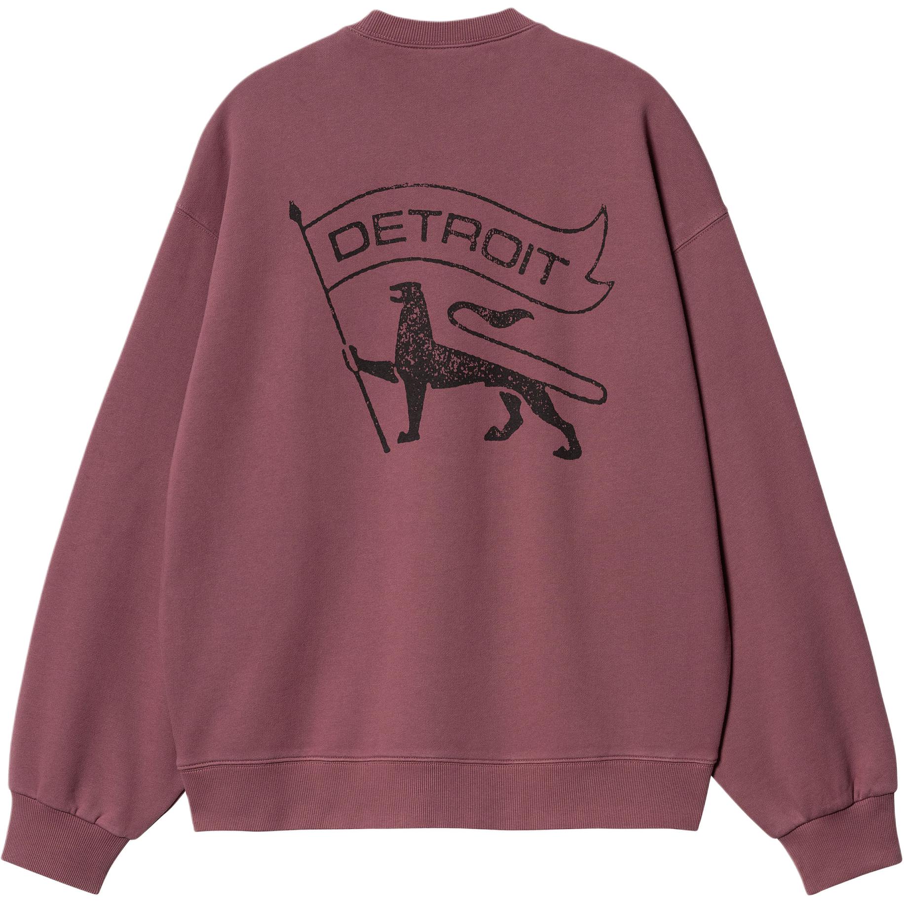 Carhartt WIP SS24 Stamp Animal Logo Crewneck Sweatshirt for Men I033620-2B0-06
