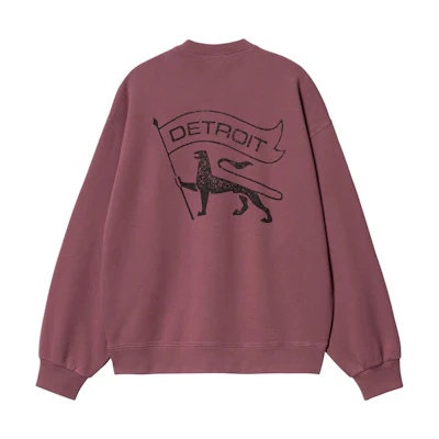 Carhartt WIP SS24 Stamp Animal Logo Crewneck Sweatshirt for Men I033620-2B0-06