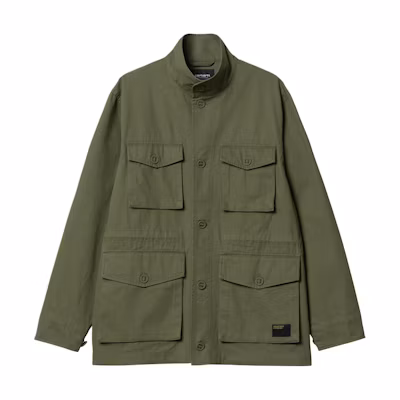 Carhartt WIP SS24 Unity Jacket Green Unisex Loose Fit Multi-Pocket Long Sleeve I032981-1YS-4G