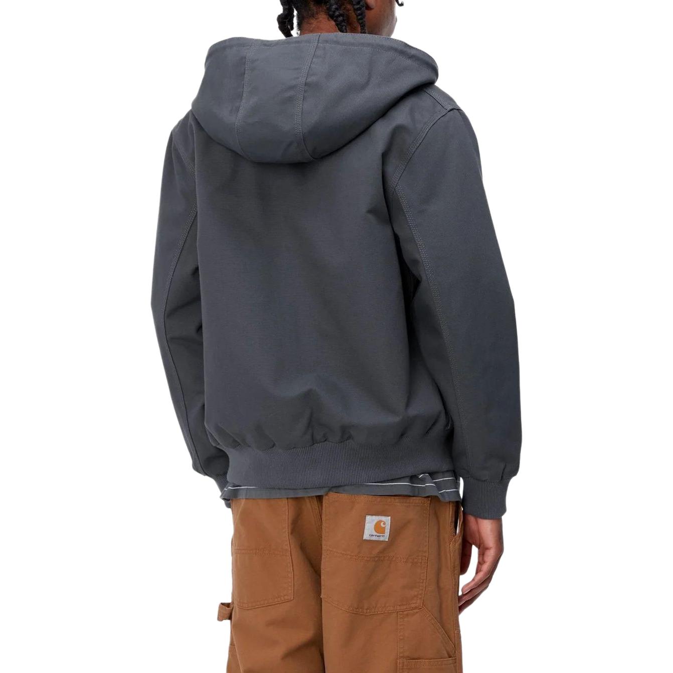 Sizing Carhartt WIP SS24 Vista Active Jaket Abu-abu Oversized Hoodie Zip-Up. I032939-1CQ-01