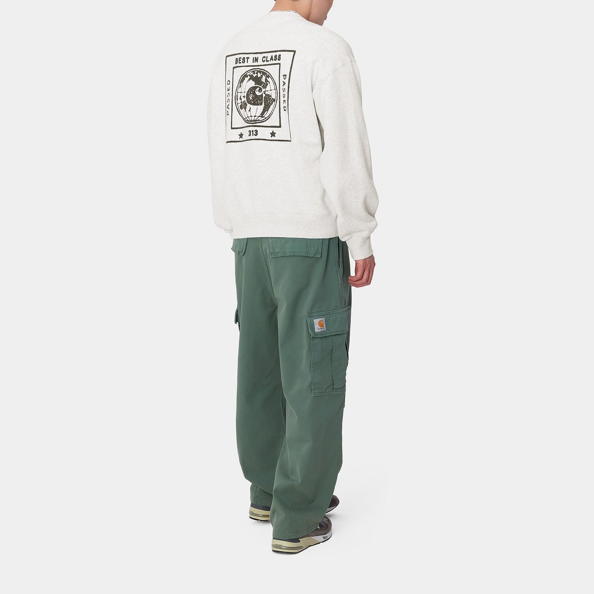 Details for Carhartt WIP 印花标志灰色长袖圆领卫衣 I033620-00O-06