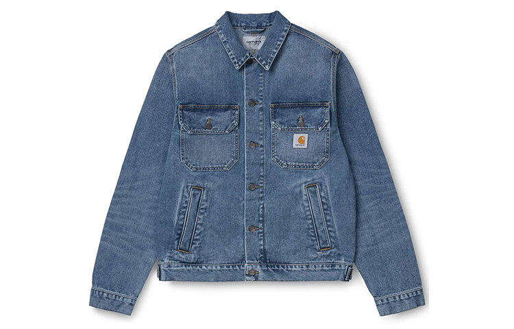 Carhartt WIP Stetson Denim Jacket Unisex Blue I027977-01-WJ