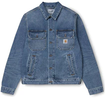 Carhartt WIP Stetson Denim Jacket Unisex Blue I027977-01-WJ Carhartt WIP Stetson Denim Jacket Unisex Blue I027977-01-WJ