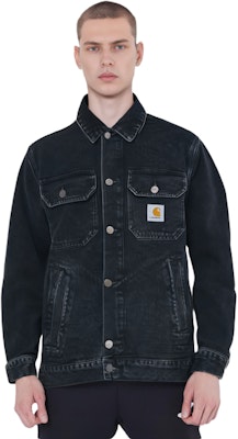 Carhartt WIP Stetson Jacket Black Washed Cotton Casual Logo Collar Shirt Jacket I030283-89-06 Shop Carhartt WIP Stetson Jacket Black Washed Cotton Casual Logo Collar Shirt Jacket I030283-89-06