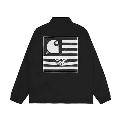 Carhartt WIP Striped Cartoon Print Jacket - Black CHXJKA192005D-BKX