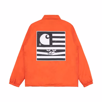 Carhartt WIP Striped Cartoon Print Jacket Orange CHXJKA192005D-ORX