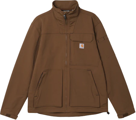 Carhartt WIP Super Dux Lightweight Mock-Neck Jacket Relaxed Fit Cold-Weather Coat 105342 Order Carhartt WIP Super Dux Lightweight Mock-Neck Jacket Relaxed Fit Cold-Weather Coat 105342