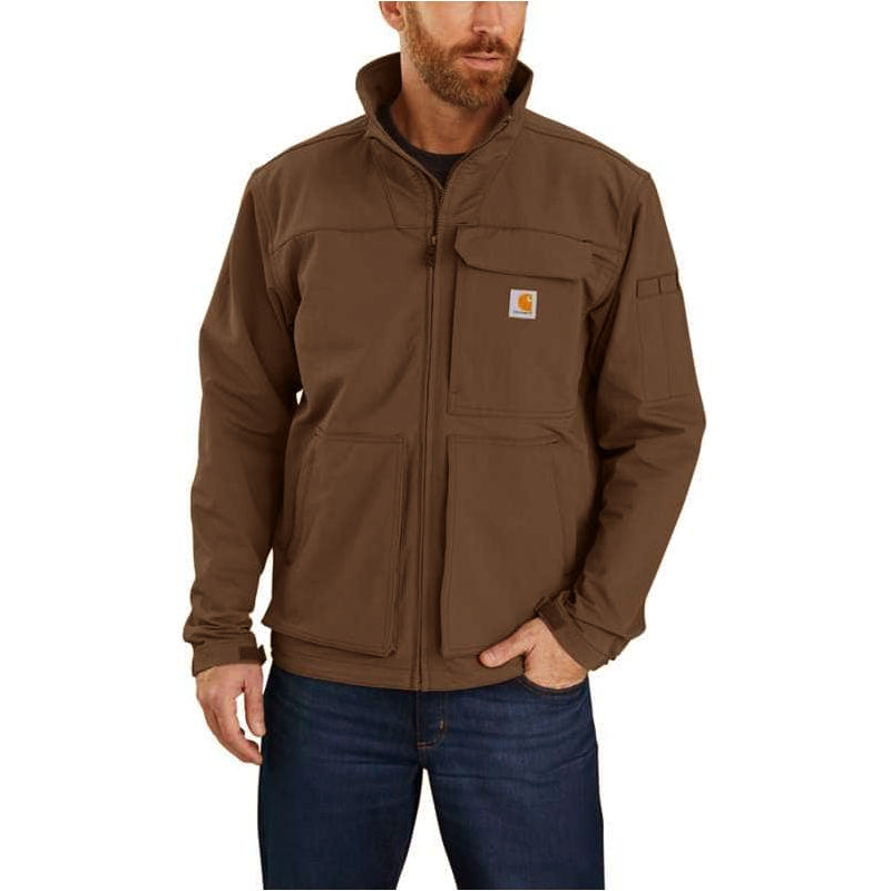 Shop Carhartt WIP Super Dux Lightweight Mock-Neck Jacket Relaxed Fit Cold-Weather Coat 105342