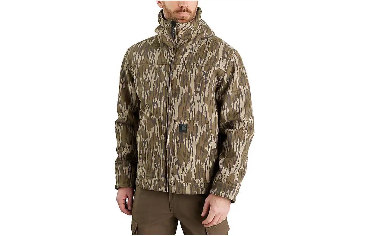 Carhartt WIP Super Dux Sherpa-Lined Camo Active Jacket Relaxed Fit Mossy Oak Camo Men 105477 圖 2
