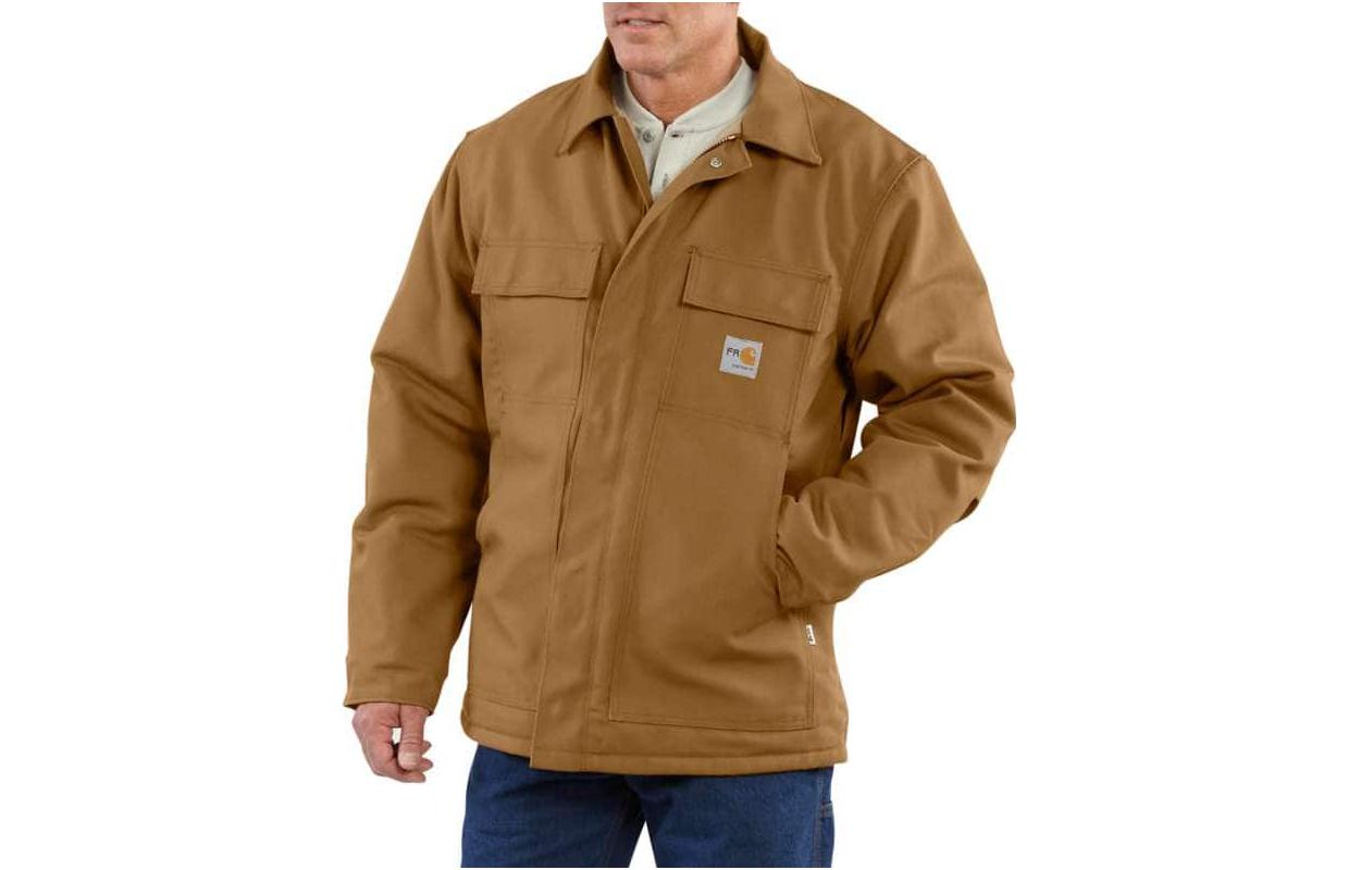 Order Carhartt WIP Traditional Jacket Relaxed Fit Quilted Waterproof Flame-Resistant Coat 101618