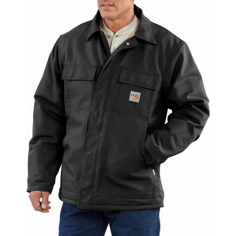 Cheap Carhartt WIP Traditional Jacket Relaxed Fit Quilted Waterproof Flame-Resistant Coat 101618